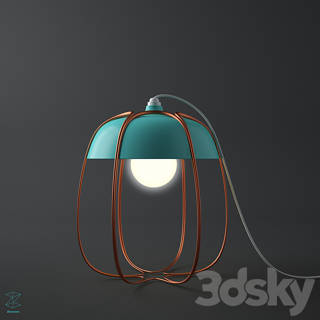 zedion ciel lamp02 3DS Max Model - thumbnail 2