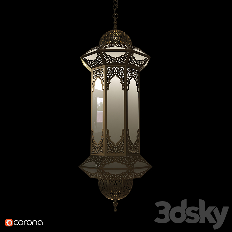 ZEKE CEILING PENDANT ML596 3DS Max Model - thumbnail 2