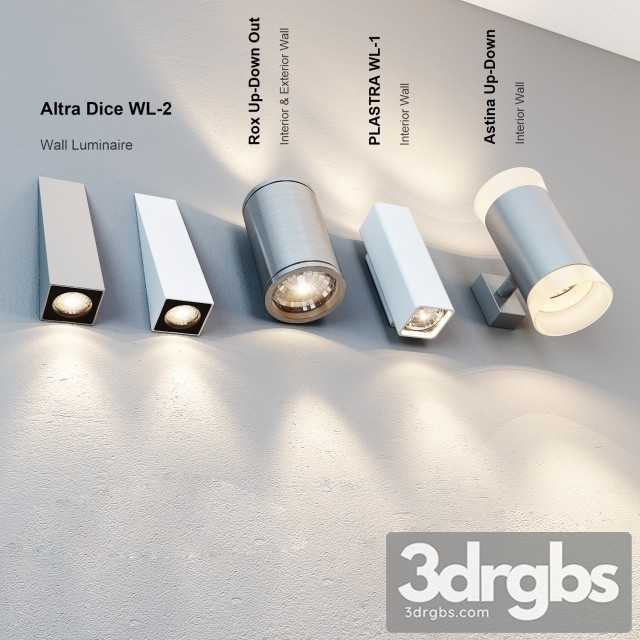 Alumin Wall Light 3dsmax Download - thumbnail 1