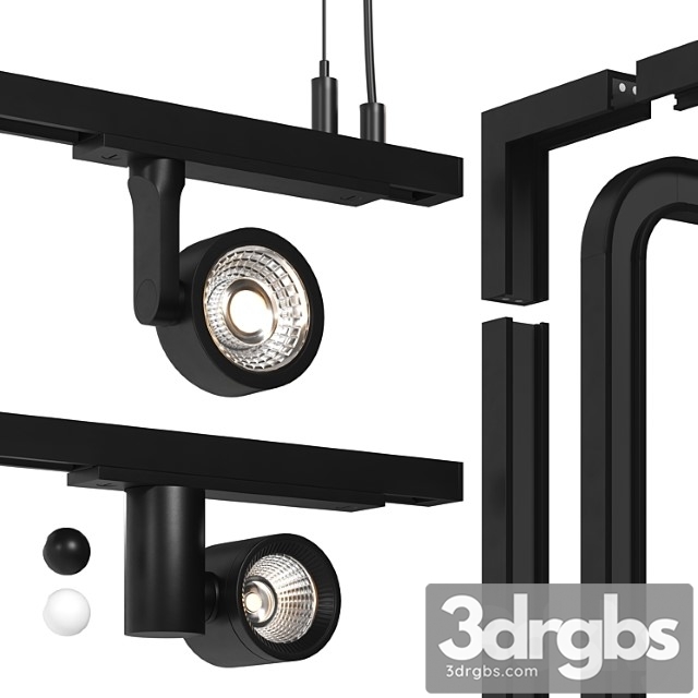 Arkoslight Minimal Track Light 3 3dsmax Download - thumbnail 1