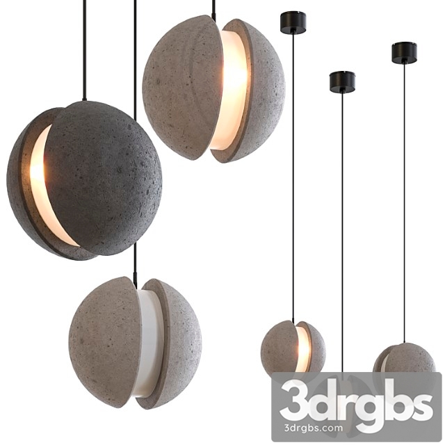 Bentu design moon pendant lamp complication 1 3dsmax Download - thumbnail 1