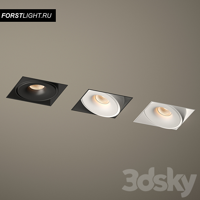 Ceiling lamp Forstlight TEMA 3ds Max - thumbnail 2