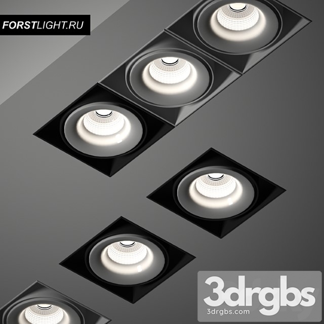 Ceiling lamp forstlight tema 3dsmax Download - thumbnail 1