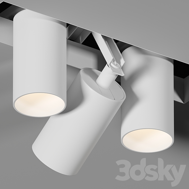 Ceiling lamp SPLITBOX 2 + 2 x SPLITBOX SPY 92718 3DS Max Model - thumbnail 3