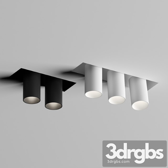 Ceiling lamp Splitbox 2 2 x Splitbox Spy 92718 3dsmax Download - thumbnail 1