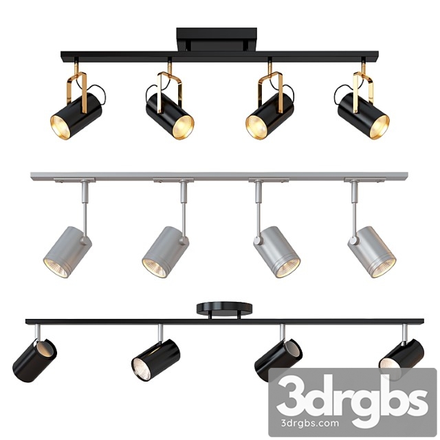 Collection of Track Lights 2 3dsmax Download - thumbnail 1