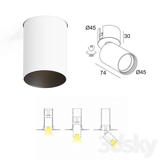 Delta Light 3DS Max Model - thumbnail 2