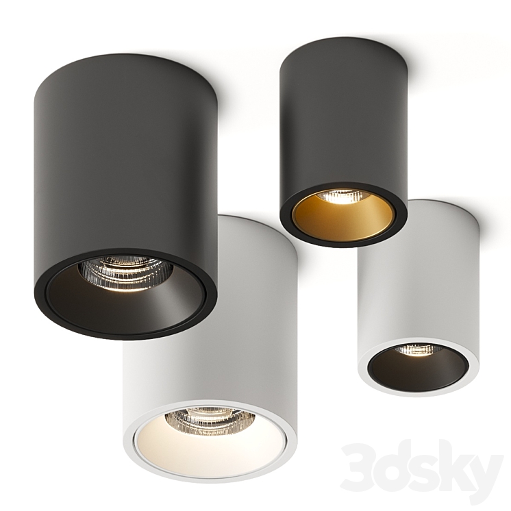 Delta Light Boxy R Spotlights 3DS Max Model - thumbnail 1