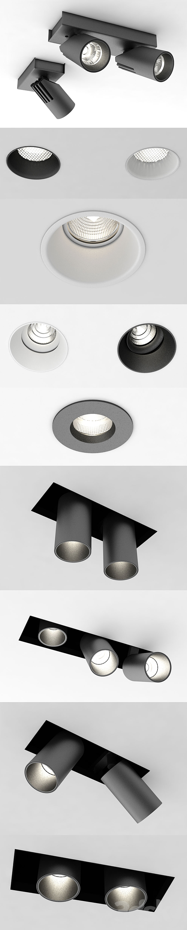 Delta light-built. overhead ceiling lights 3DSMax File - thumbnail 2