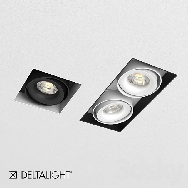 Delta Light MINIGRID IN TRIMLESS 3DSMax File - thumbnail 1