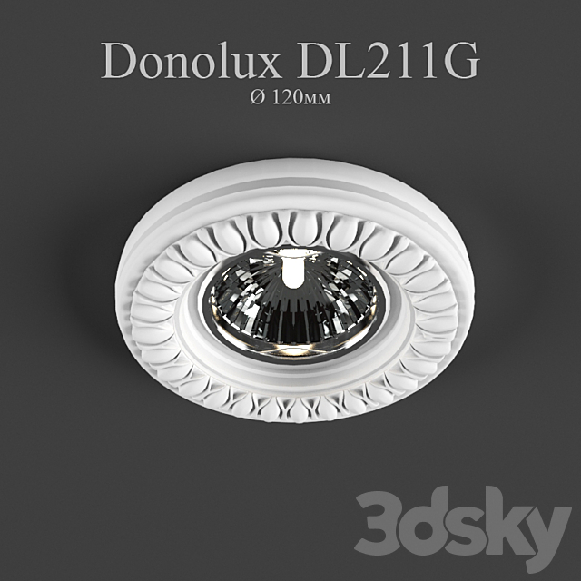 Donolux DL211G 3DS Max Model - thumbnail 1