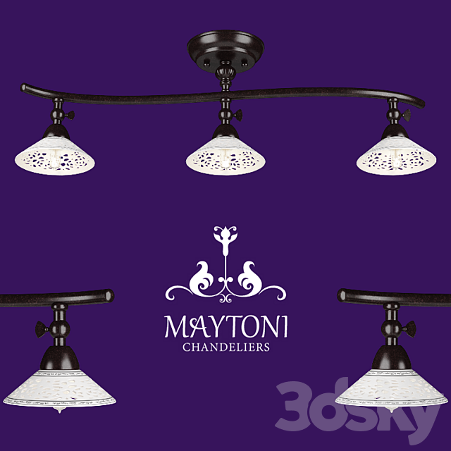 Fixture Maytoni ECO002-03-R 3DSMax File - thumbnail 1