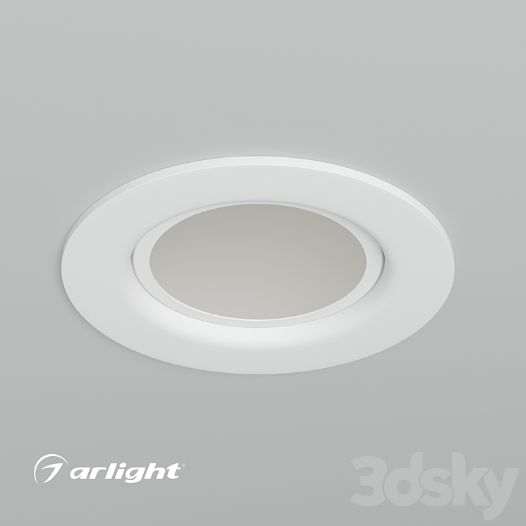 LED Downlight LTD-80WH 9W 3DS Max - thumbnail 2