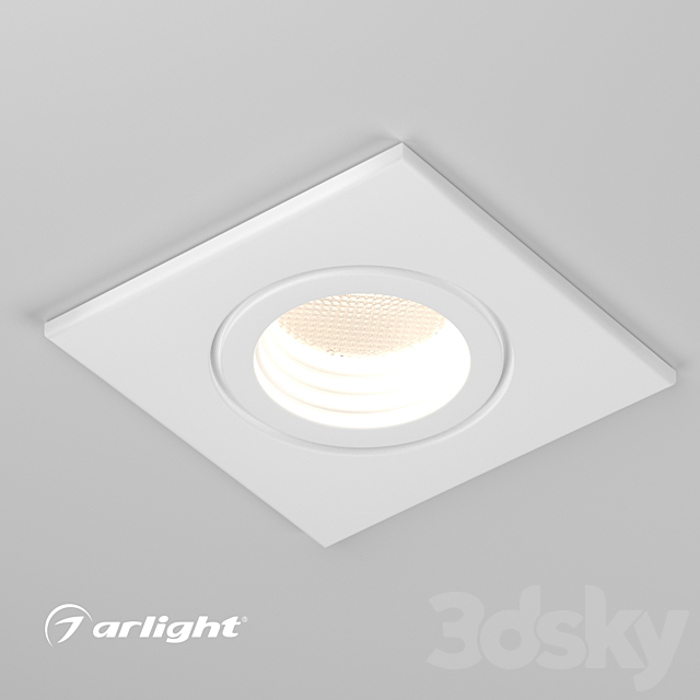 LED Downlight LTM-S46x46WH 3W 3DSMax File - thumbnail 1