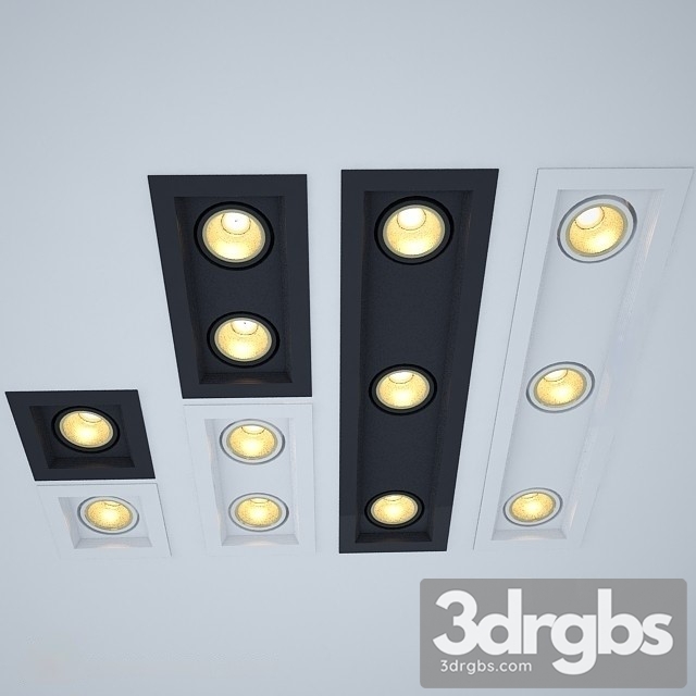 Led Lamp White Black 3dsmax Download - thumbnail 1