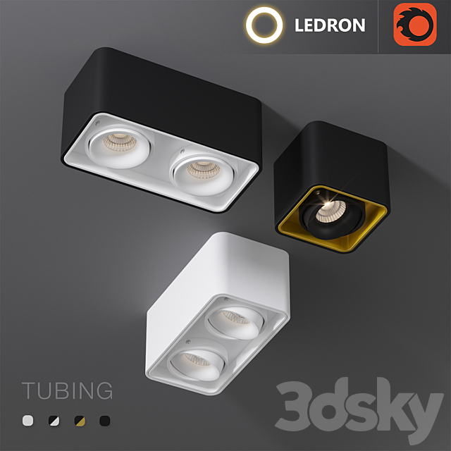 Ledron tubing 3DSMax File - thumbnail 1