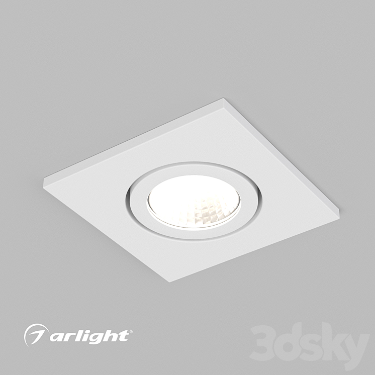 Luminaire LTM-S50x50WH 5W 3DS Max - thumbnail 1