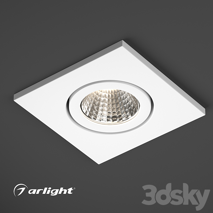 Luminaire LTM-S50x50WH 5W 3DS Max - thumbnail 2