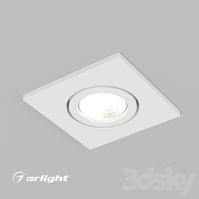 Luminaire LTM-S50x50WH 5W 3DSMax File - thumbnail 1