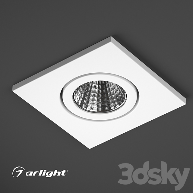 Luminaire LTM-S50x50WH 5W 3DSMax File - thumbnail 3