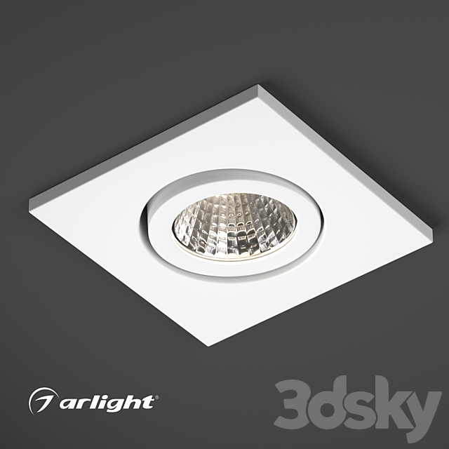 Luminaire LTM-S50x50WH 5W 3DSMax File - thumbnail 4