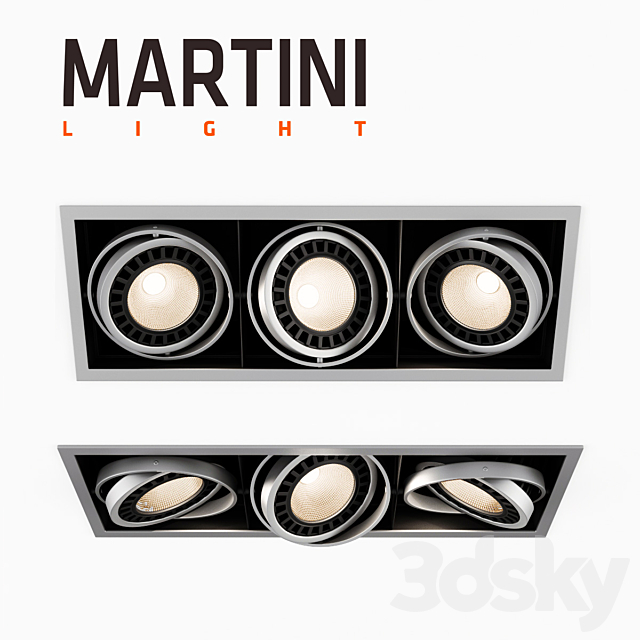 Martini Wipp Rectangular 3x 3ds Max - thumbnail 1