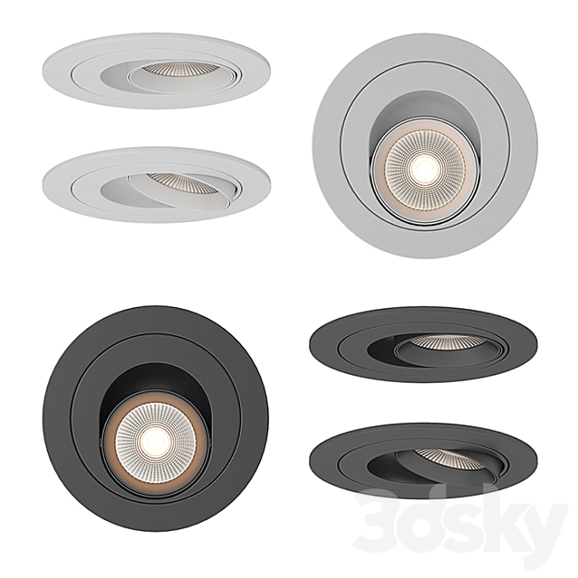 Mawa – Recessed Spotlight Seventies 41 3DSMax File - thumbnail 1