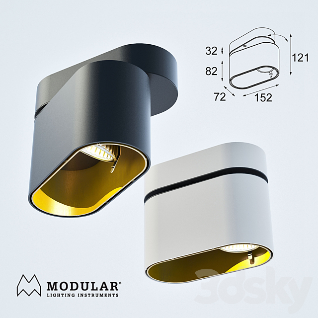 Modular. Duell surface. Nr 11070232 3DSMax File - thumbnail 1