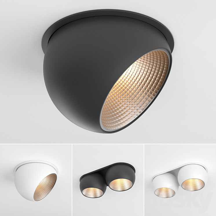 Modular Lighting Marbul Recessed 3DS Max - thumbnail 1