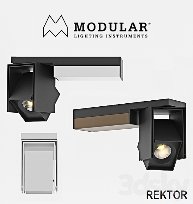 Modular Lighting Rektor 3ds Max - thumbnail 1