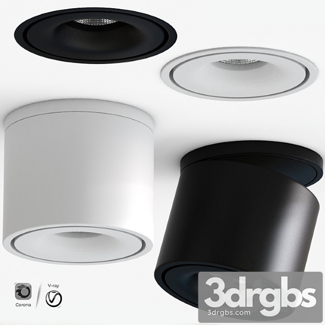 Nimis Thin Ceiling Spot Light 3dsmax Download - thumbnail 1