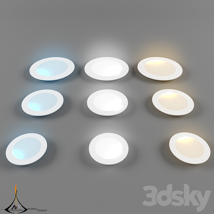 omid led spod 3DS Max - thumbnail 1