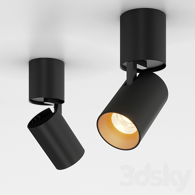 Overhead Lamp Point Light 3DS Max Model - thumbnail 2