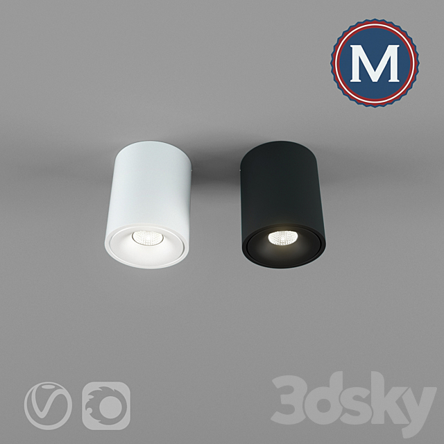 Overhead lights MISTIC BROKEN 3ds Max - thumbnail 2