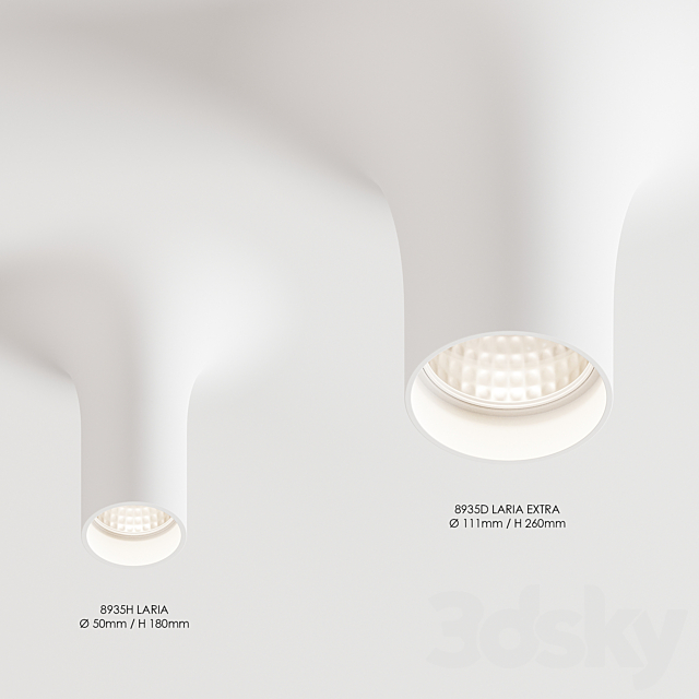 Plaster lamps 9010 Novantadieci 3ds Max - thumbnail 2