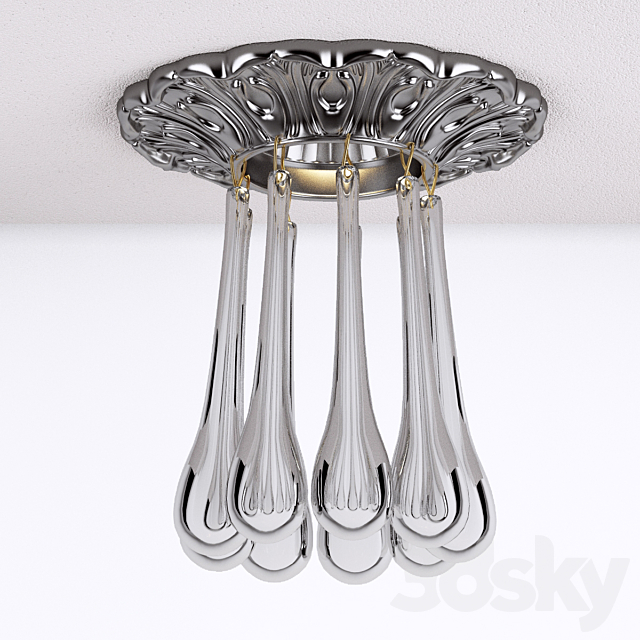 Recessed luminaire Paralume Marina 3DS Max Model - thumbnail 1