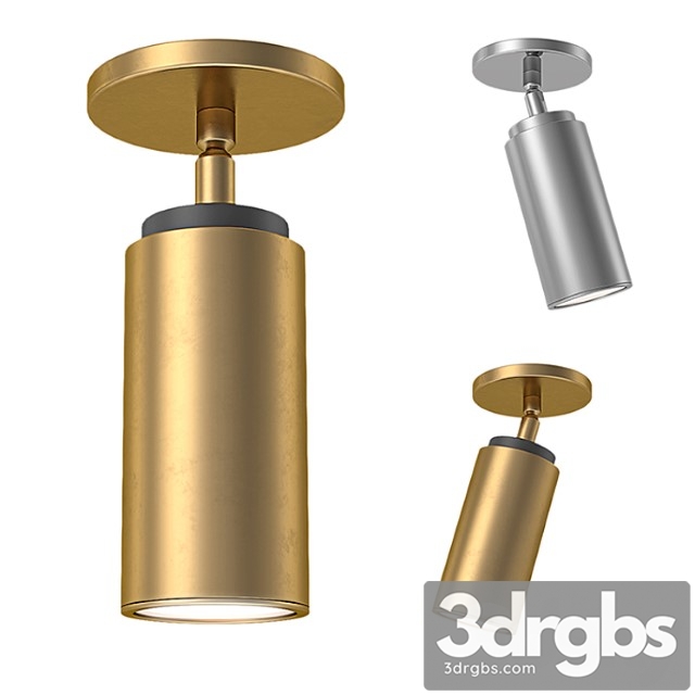 Rh – champeaux adjustable flushmount 3dsmax Download - thumbnail 1