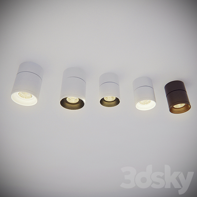 Series overhead fixtures DROP 3DSMax File - thumbnail 2