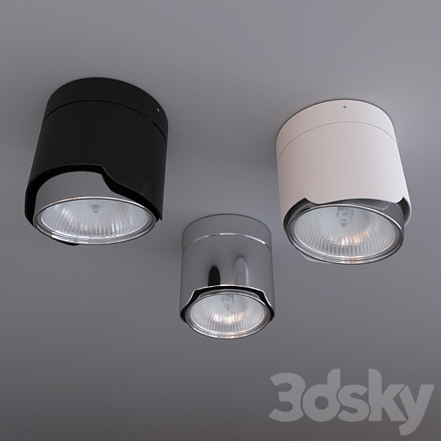 SOLID QR111 | Ceiling lamp 3DS Max Model - thumbnail 1