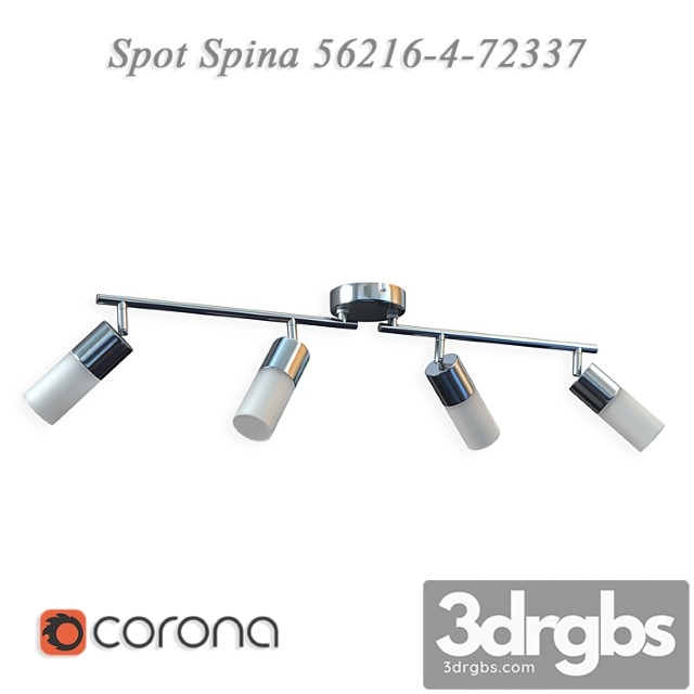 Spot led on a spina 56216-4-72337 bar 3dsmax Download - thumbnail 1