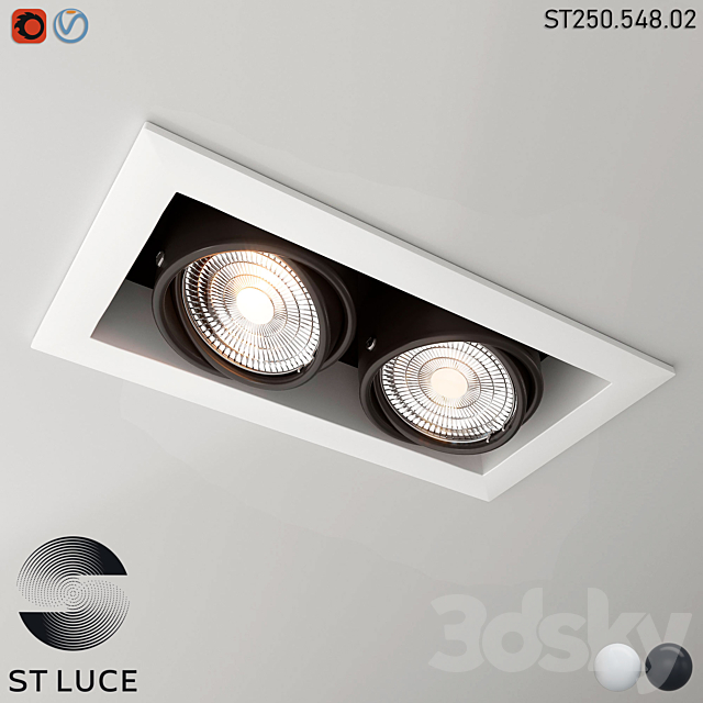 ST250.448.01 Built-in lamp OM 3DS Max Model - thumbnail 4