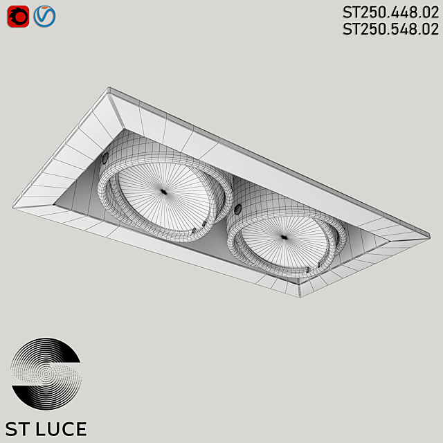 ST250.448.01 Built-in lamp OM 3DS Max Model - thumbnail 6