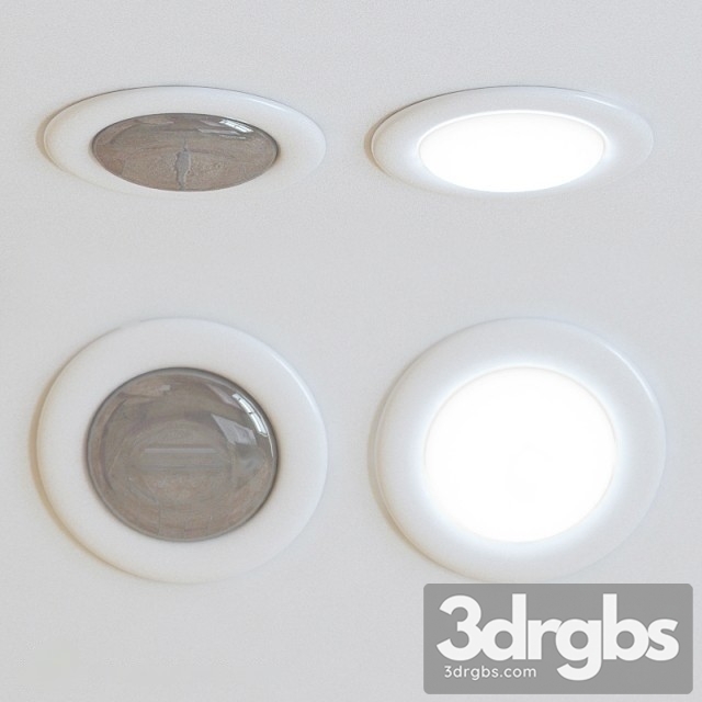 White Downlight 3dsmax Download - thumbnail 1