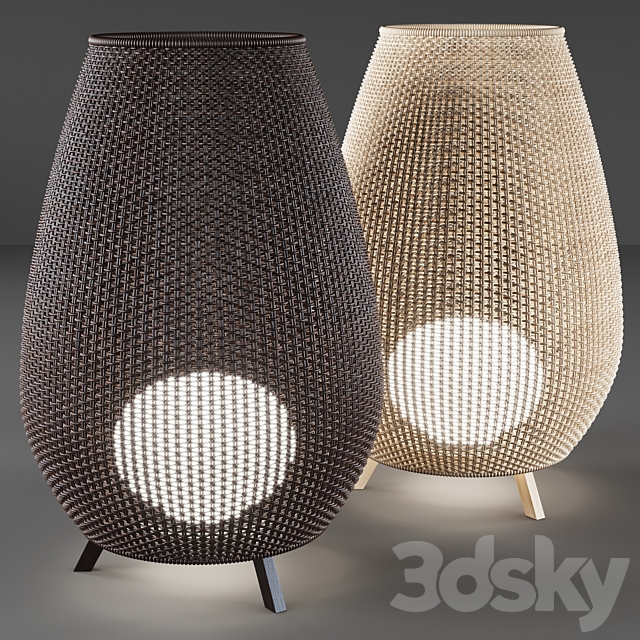 AMPHORA OUTDOOR FLOOR LAMP 3ds Max - thumbnail 2