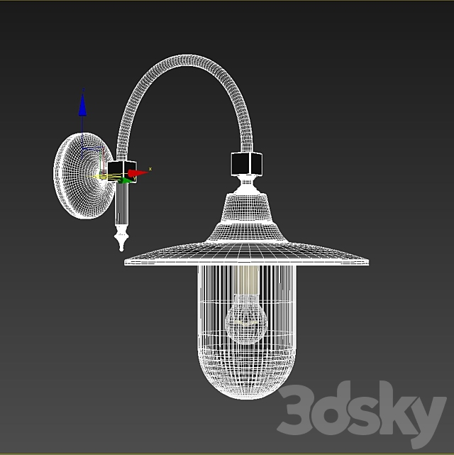 Bra street Lucide Como 3DS Max Model - thumbnail 2