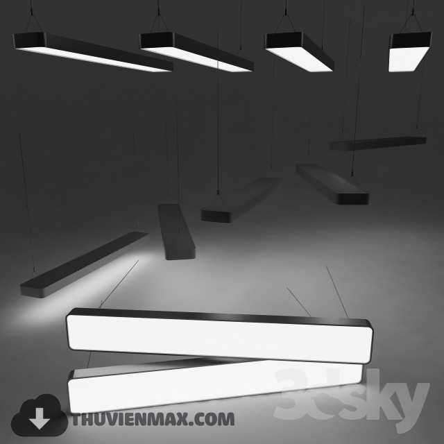 caleo-p1 lightnet light fixture 3DS Max - thumbnail 3