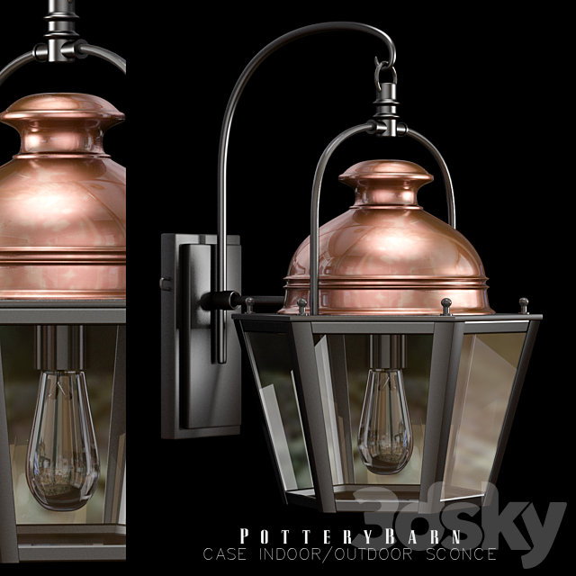 case-indoor-outdoor-sconce 3DSMax File - thumbnail 1