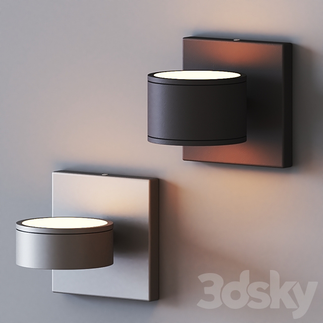 Ceres Outdoor Wall Sconce by Oxygen Lighting 3ds Max - thumbnail 2