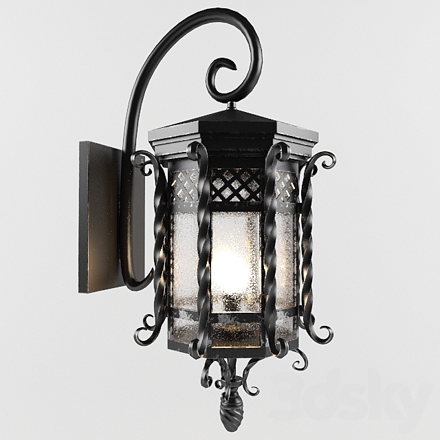 Classic street lighting 3DS Max Model - thumbnail 1