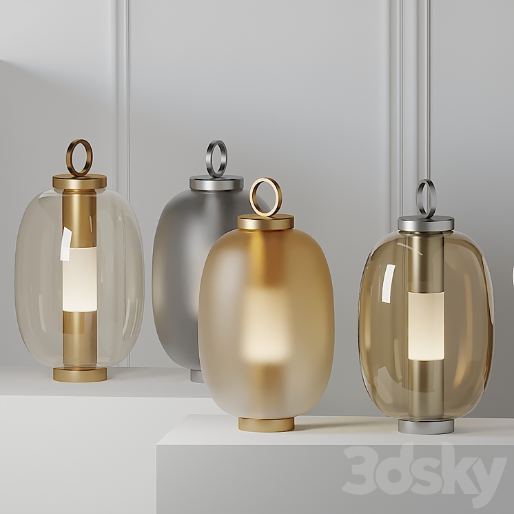 COLLEZIONE LUCERNA Lantern Outdoor lamp 3DS Max - thumbnail 1